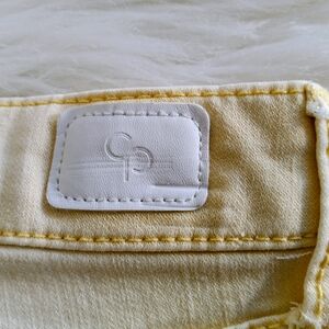 Celebrity Pink Yellow Wash Denim wand White Denim